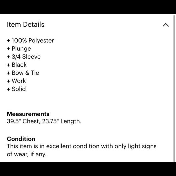 Black Express Tie Blouse - Picture 3 of 6